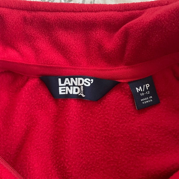 Lands End 1/4 zip fleece, Med petite - Picture 3 of 6